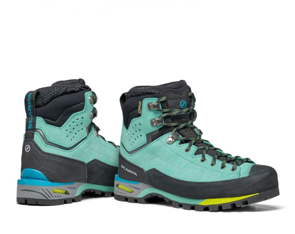 SCARPA BOOTS WOMEN'S ZODIAC TECH GTX-Green Blue