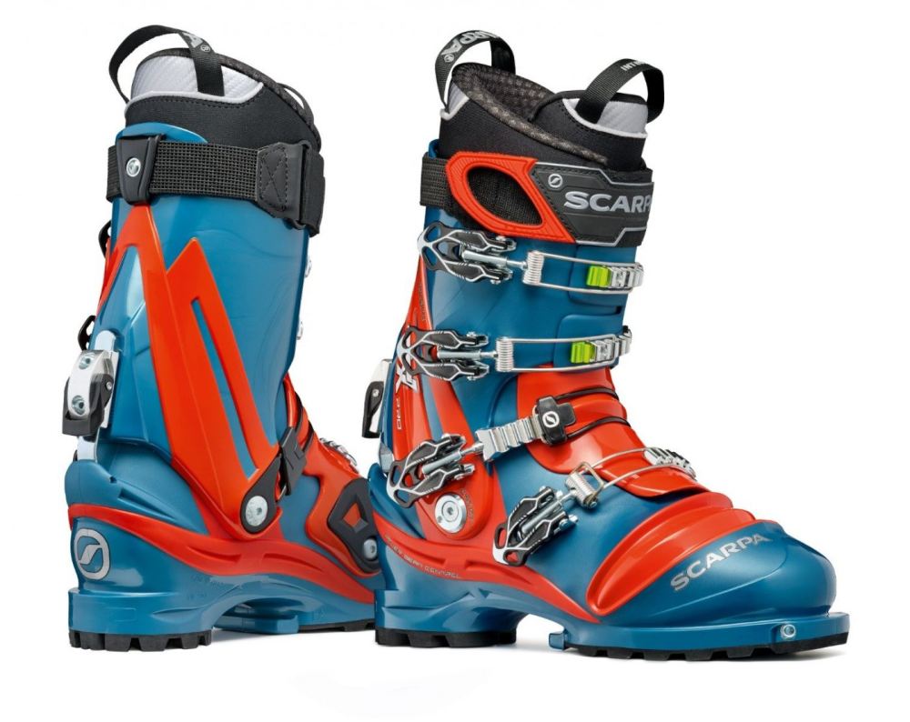 SCARPA BOOTS MEN'S TX PRO-Lyons Blue/Red Orange