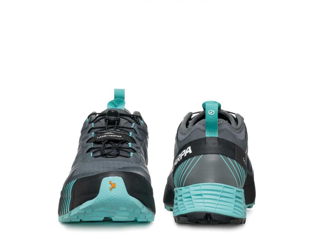 SCARPA BOOTS WOMEN'S RIBELLE RUN GTX-Anthracite/Turquoise