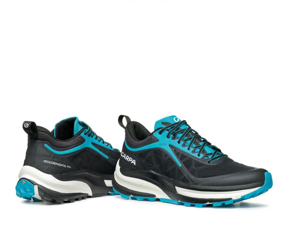 SCARPA BOOTS MEN'S GOLDEN GATE ATR GTX-Black/Azure