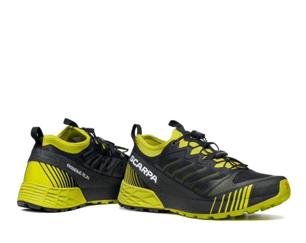 SCARPA BOOTS MEN'S RIBELLE RUN-Black/Lime