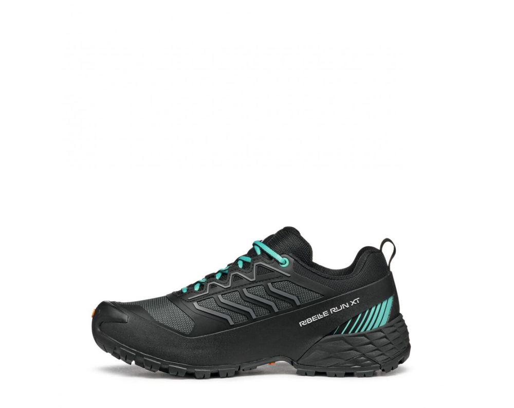 SCARPA BOOTS WOMEN'S RIBELLE RUN XT GTX-Anthracite/Turquoise