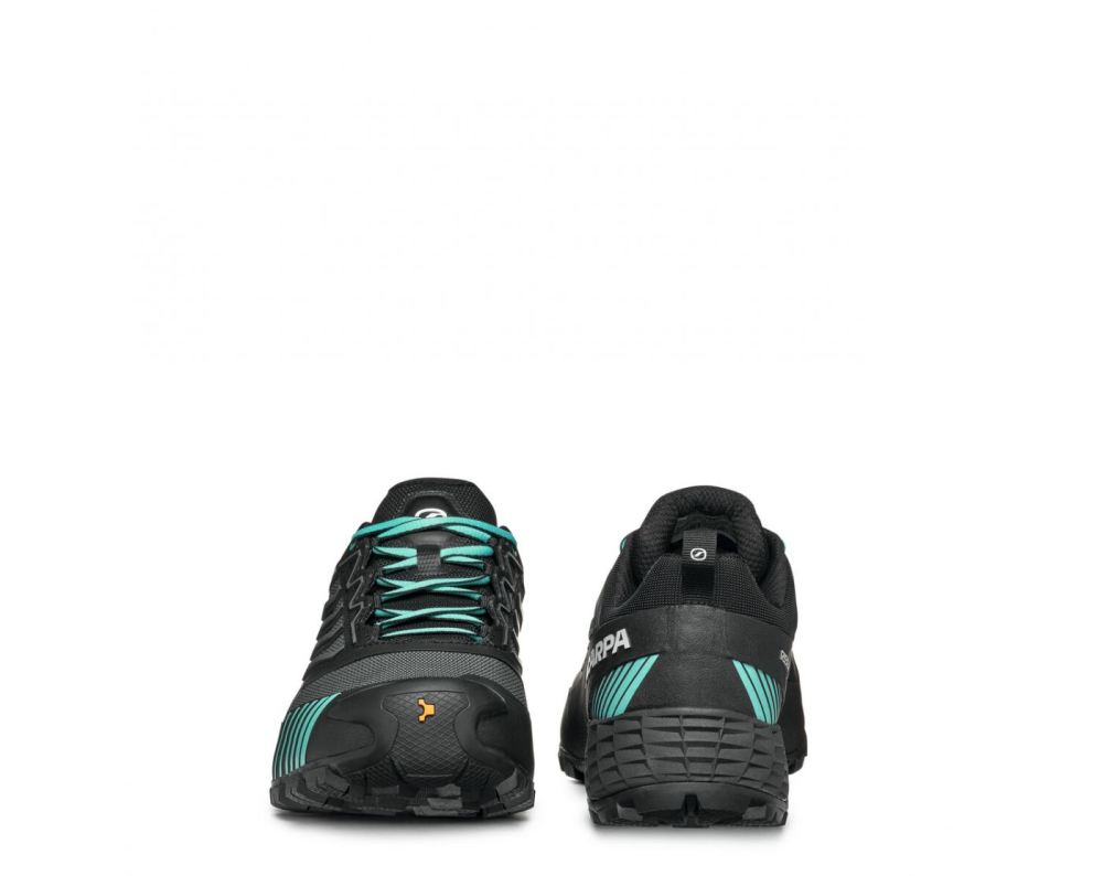 SCARPA BOOTS WOMEN'S RIBELLE RUN XT GTX-Anthracite/Turquoise