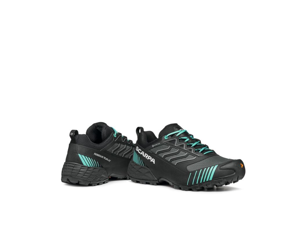 SCARPA BOOTS WOMEN'S RIBELLE RUN XT GTX-Anthracite/Turquoise