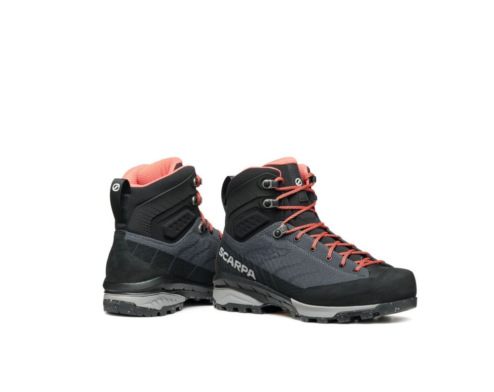 SCARPA BOOTS WOMEN'S MESCALITO TRK PLANET GTX-Grey/Coral