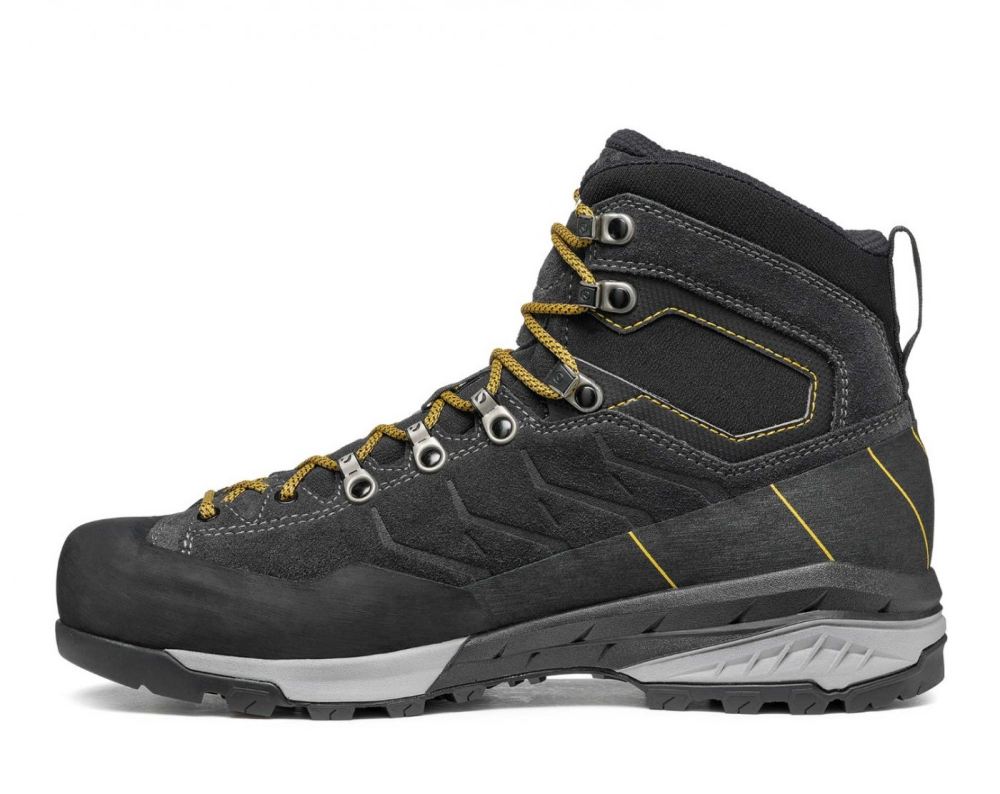 SCARPA BOOTS MEN'S MESCALITO TRK GTX-Dark Anthracite/Mustard