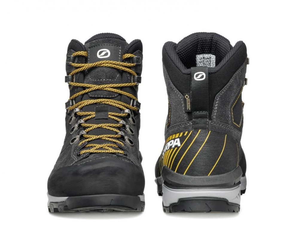 SCARPA BOOTS MEN'S MESCALITO TRK GTX-Dark Anthracite/Mustard