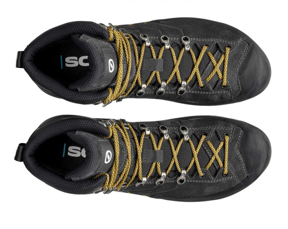 SCARPA BOOTS MEN'S MESCALITO TRK GTX-Dark Anthracite/Mustard