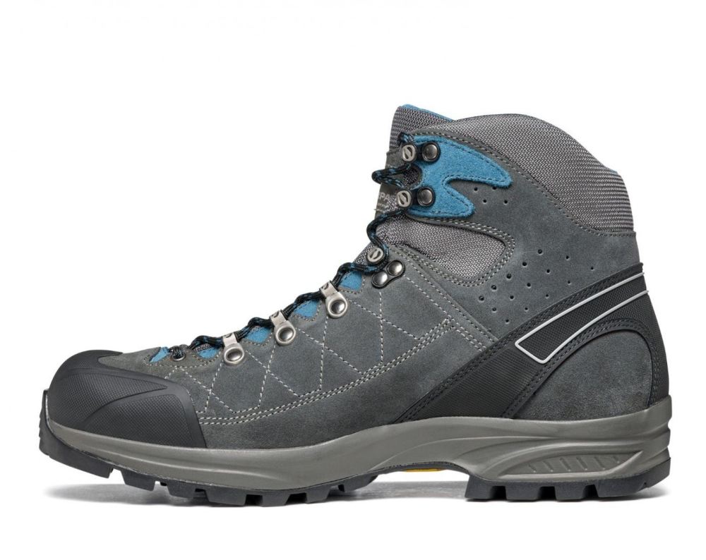 SCARPA BOOTS MEN'S KAILASH TREK GTX - WIDE-Shark Grey/Lake Blue