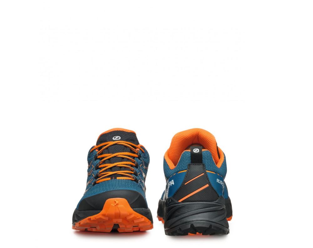 SCARPA BOOTS MEN'S RUSH 2 GTX-Cosmic Blue/Orange