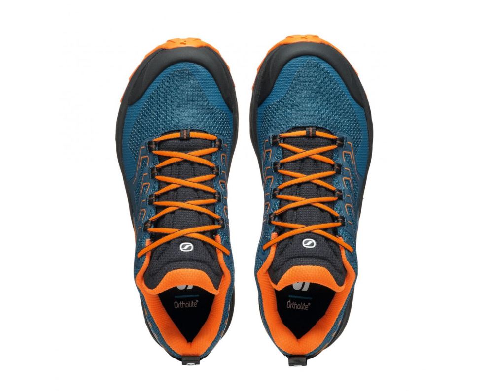 SCARPA BOOTS MEN'S RUSH 2 GTX-Cosmic Blue/Orange