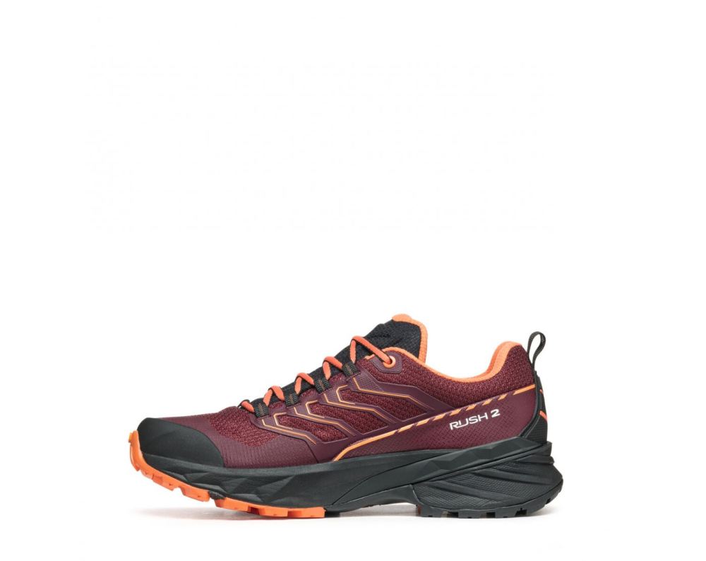 SCARPA BOOTS WOMEN'S RUSH 2 GTX-Burgundy/Dusty Orange