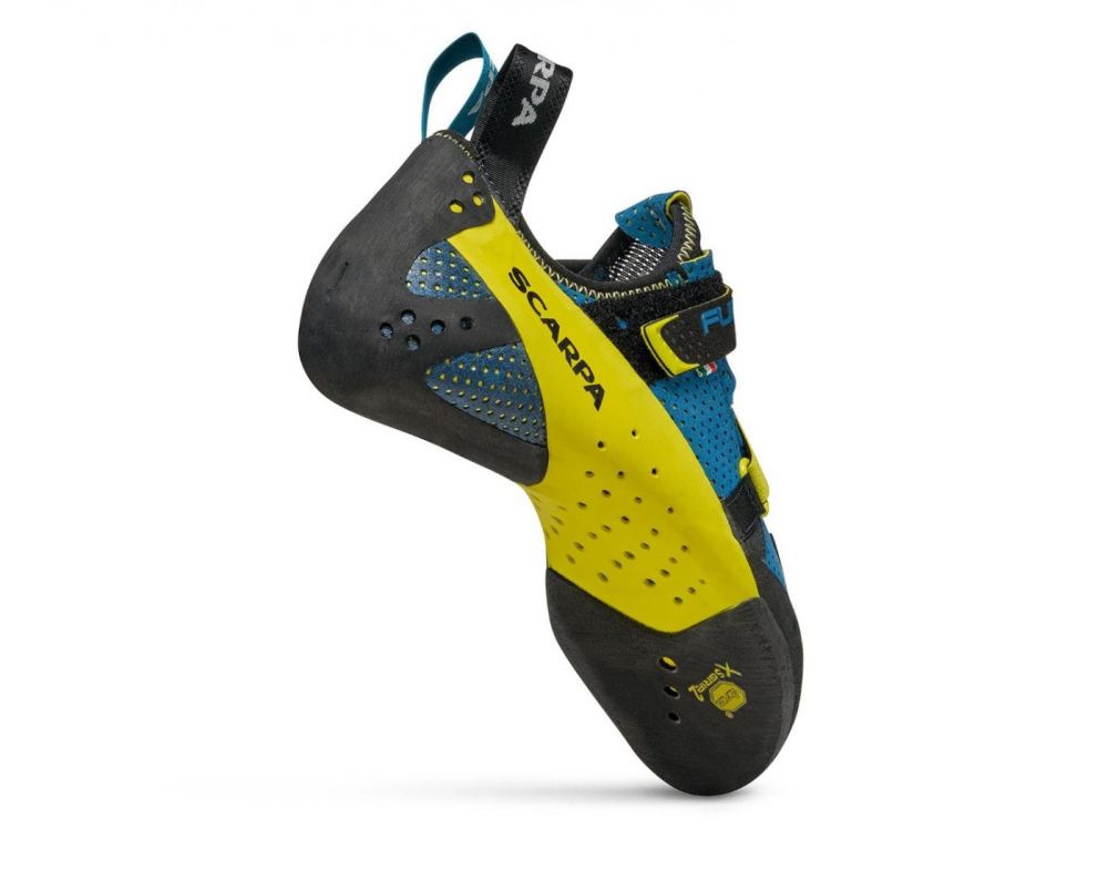 SCARPA BOOTS MEN'S FURIA AIR-Baltic Blue/Yellow