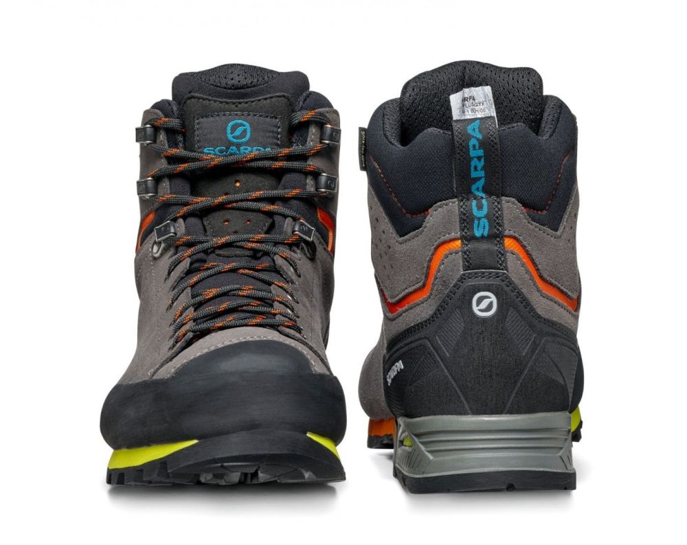 SCARPA BOOTS MEN'S ZODIAC PLUS GTX-Shark/Orange