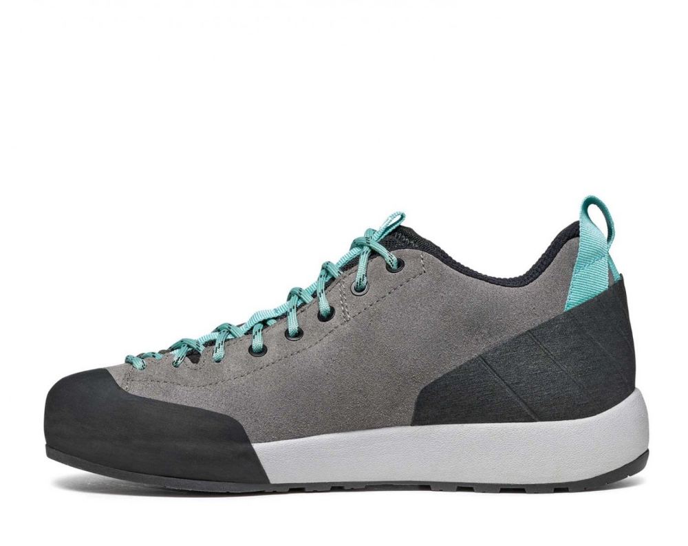 SCARPA BOOTS WOMEN'S GECKO-Mid Gray/Aqua