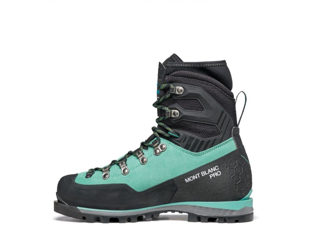 SCARPA BOOTS WOMEN'S MONT BLANC PRO GTX-Green Blue